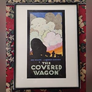 Framed Art Print - The Covered Wagon